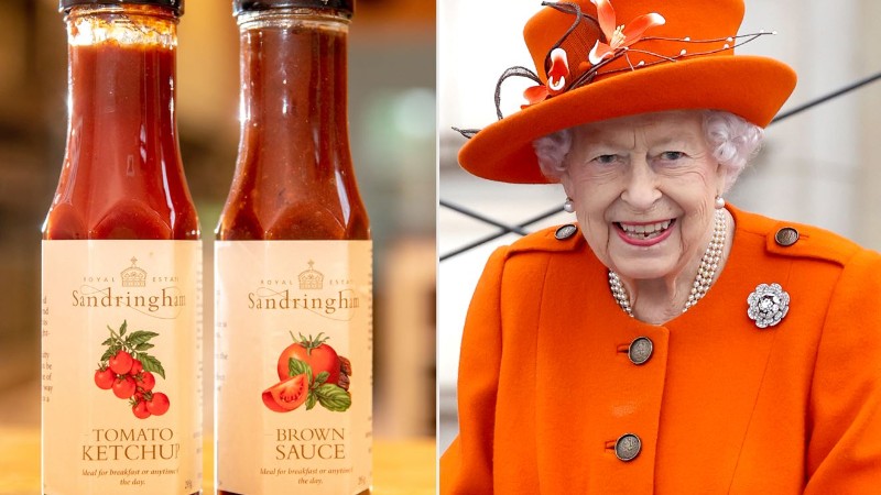 英女王推出自家品牌番茄酱